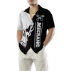 Mechanic Proud Skull Black White Hawaiian Shirt - Hyperfavor