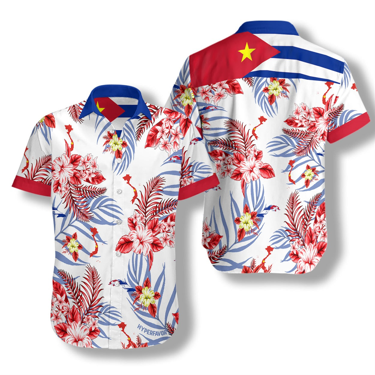 Por Cuba Vietnam también está dispuesta a dar hasta su propia sangre EZ05 0708 Hawaiian Shirt - Hyperfavor