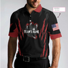 Personalized Bowling Team Monster Custom Polo Shirt, Black And Red Custom Bowling Polo, Customized Bowling Gift - Hyperfavor