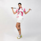 Golfing And Drinking Solve My Problems Short Sleeve Women Polo Shirt