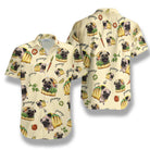 Adorable Taco Pugs Shirt For Men Hawaiian Shirt