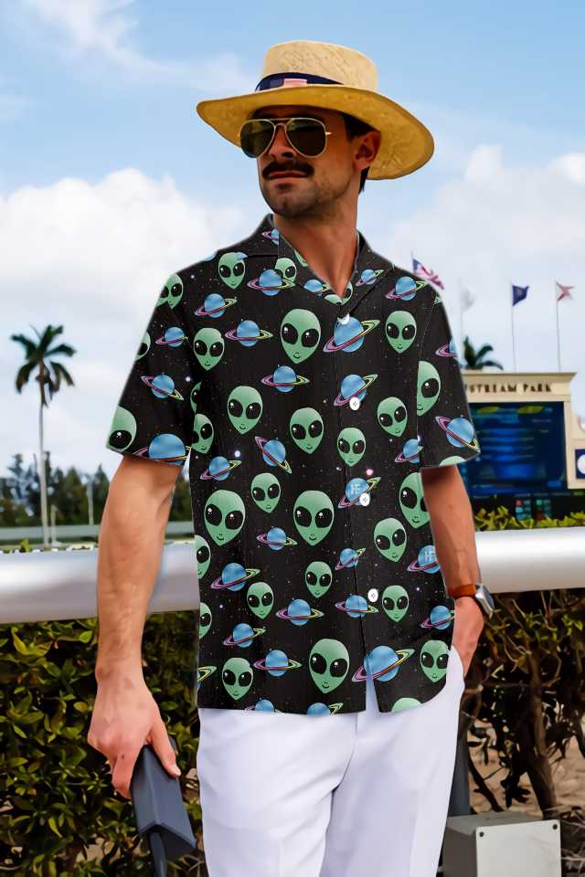 Alien Planet Hawaiian Shirt