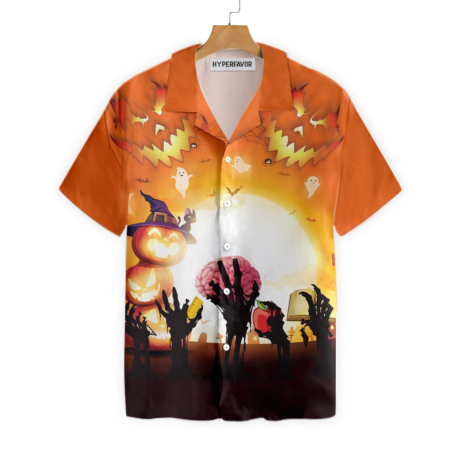All Teachers Love Brains Teacher Hawaiian Shirt, Teacher Shirt for Men And Women, Best Gift For Teachers
