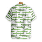 Alligator Seamless Pattern Shirt For Men Hawaiian Shirt