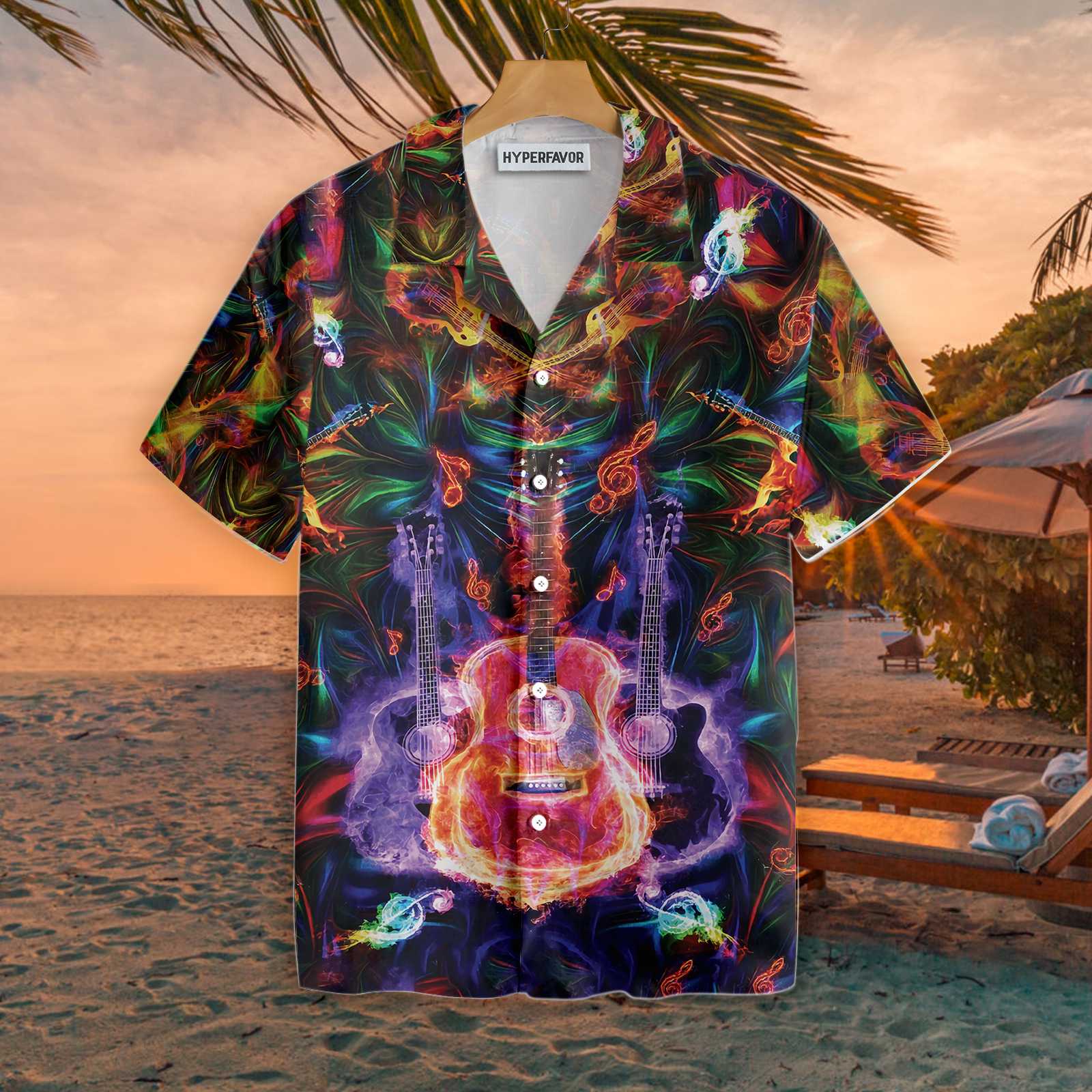 Amazing Guitar For Life Hawaiian Shirt