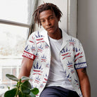 America Marijuana Leaf Shirt For Men Hawaiian Shirt