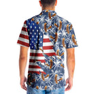 American Eagle Palm Tree Hawaiian Shirt