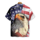 American Eagle USA Flag Hawaiian Shirt