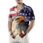 American Eagle USA Flag Hawaiian Shirt