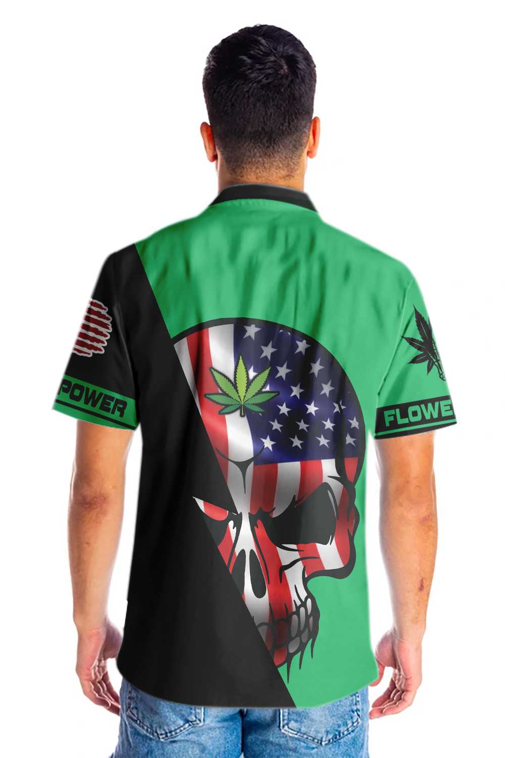 American Marijuana Power Hawaiian Shirt