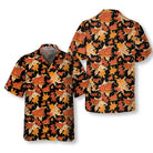 Autumnal Leaves With Turkey Meat Hawaiian Shirt, Best Gift For Thanksgiving Day