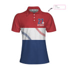Baseball Girl Custom Short Sleeve Women Polo Shirt, Best Personalized Gift Idea For Baseball Ladies