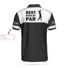 Best Papa By Par Custom Polo Shirt - Hyperfavor