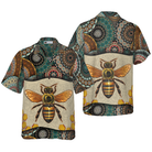 Boho Mandala Bee Hawaiian Shirt