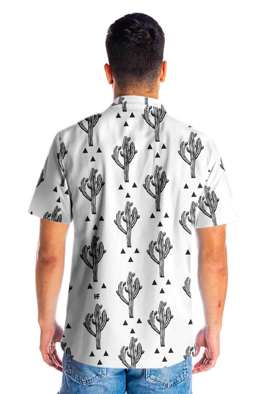 Cactus Seamless Pattern Hawaiian Shirt