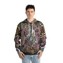 Cartoon Halloween Illustration Frame Of Diverse Evil Hoodie - HYPERFAVOR