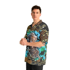 Cartoon Illustration Witch Halloween Hawaiian Shirt - HYPERFAVOR