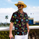 Change The World Teach Music Teacher Hawaiian Shirt, Musical Instruments Pattern Shirt, Best Music Teacher Gift