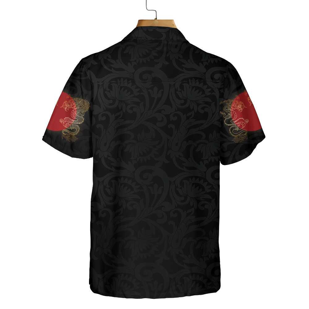 Chinese Dragon Hawaiian Shirt, Red Dragon Shirt For Men And Women