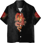 Chinese Dragon Hawaiian Shirt, Red Dragon Shirt For Men And Women