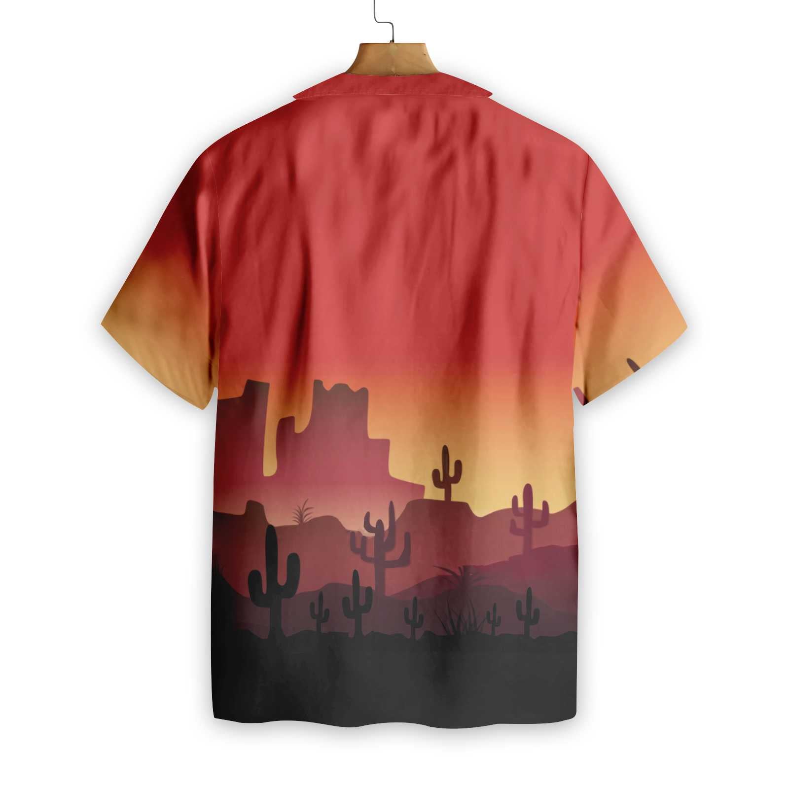 City Of Cactus Hawaiian Shirt, Vintage Cactus Button Down Shirt