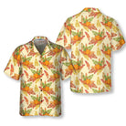 Colorful Leaves And Pumpkin Thanksgiving Hawaiian Shirt, Autumn Vibe Thanksgiving Shirt, Best Thanksgiving Gift