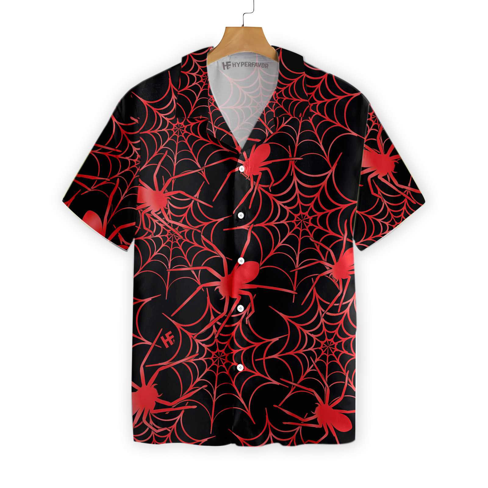 Creepy Spider Halloween Hawaiian Shirt