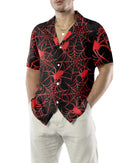 Creepy Spider Halloween Hawaiian Shirt