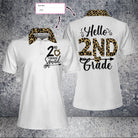 Customized Squad Team Leopard Custom Short Sleeve Women Pholo Shirt