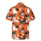 Dachshunds On Halloween Hawaiian Shirt, Spooky Dachshund Shirt, Funny Halloween Shirt For Men And Women