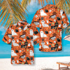 Dachshunds On Halloween Hawaiian Shirt, Spooky Dachshund Shirt, Funny Halloween Shirt For Men And Women