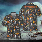 Dancing Skeletons Happy Halloween Hawaiian Shirt, Funny Halloween Shirt, Best Gift For Halloween