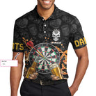 Darts And Beer Lover Shirt For Men Custom Polo Shirt, Personalized Dart Shirt For Men Polo Style Dart Shirt