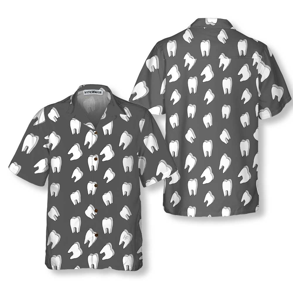 Dentist Teeth Hawaiian Shirt, Funny Dentist Shirt