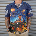 Dog The Witch For Halloween Hawaiian Shirt, Funny Dachshund Wich Halloween Shirt For Men And Women