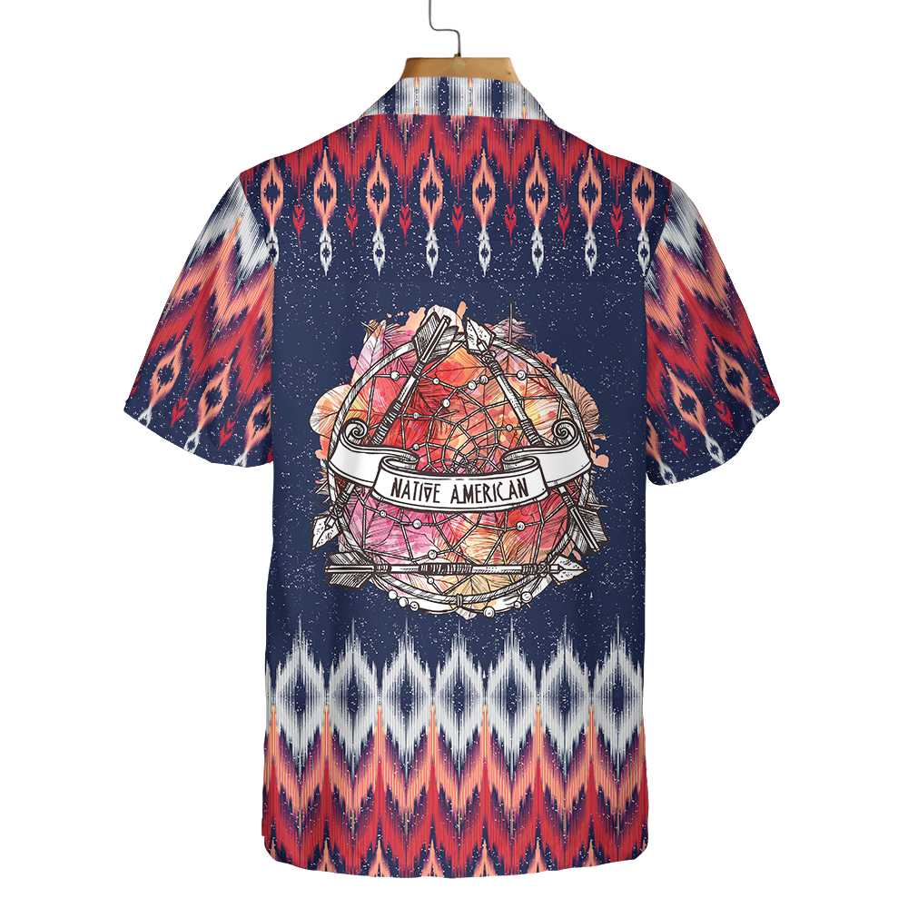 Dreamcatcher And Arrow, Tribal Legend In Boho Style Hawaiian Shirt, Unique Native American Shirt For Men And Women