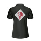 Equestrian Color Block Horse Riding Custom Short Sleeve Women Polo Shirt