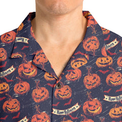 Fun Pumpkins Halloween, Trick Pumpkin Pattern For Men, For Woman Hawaiian Shirt - HYPERFAVOR