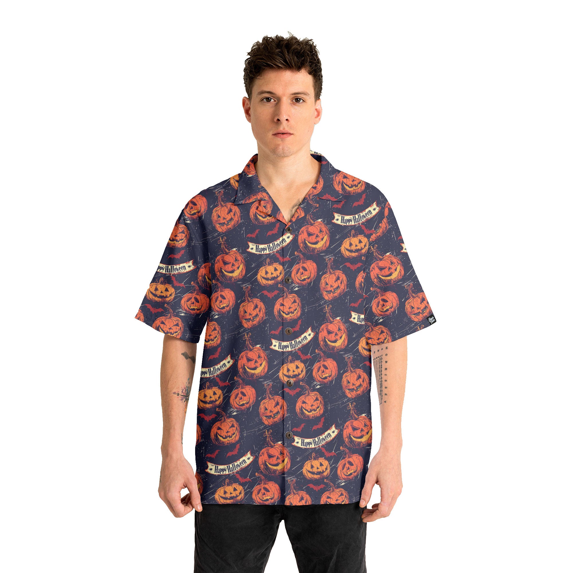 Fun Pumpkins Halloween, Trick Pumpkin Pattern For Men, For Woman Hawaiian Shirt - HYPERFAVOR