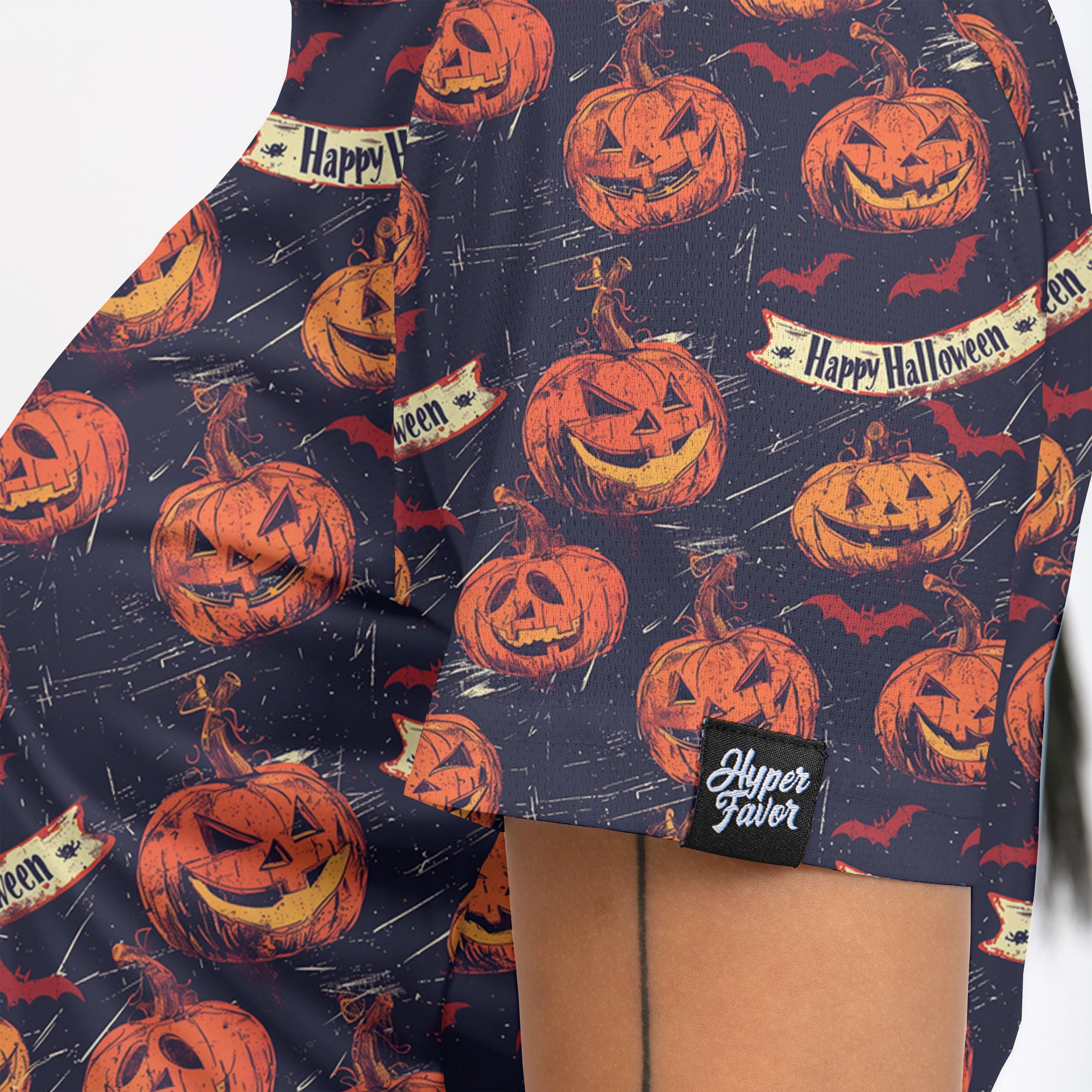 Fun Pumpkins Halloween, Trick Pumpkin Pattern For Women Polo Shirt - HYPERFAVOR