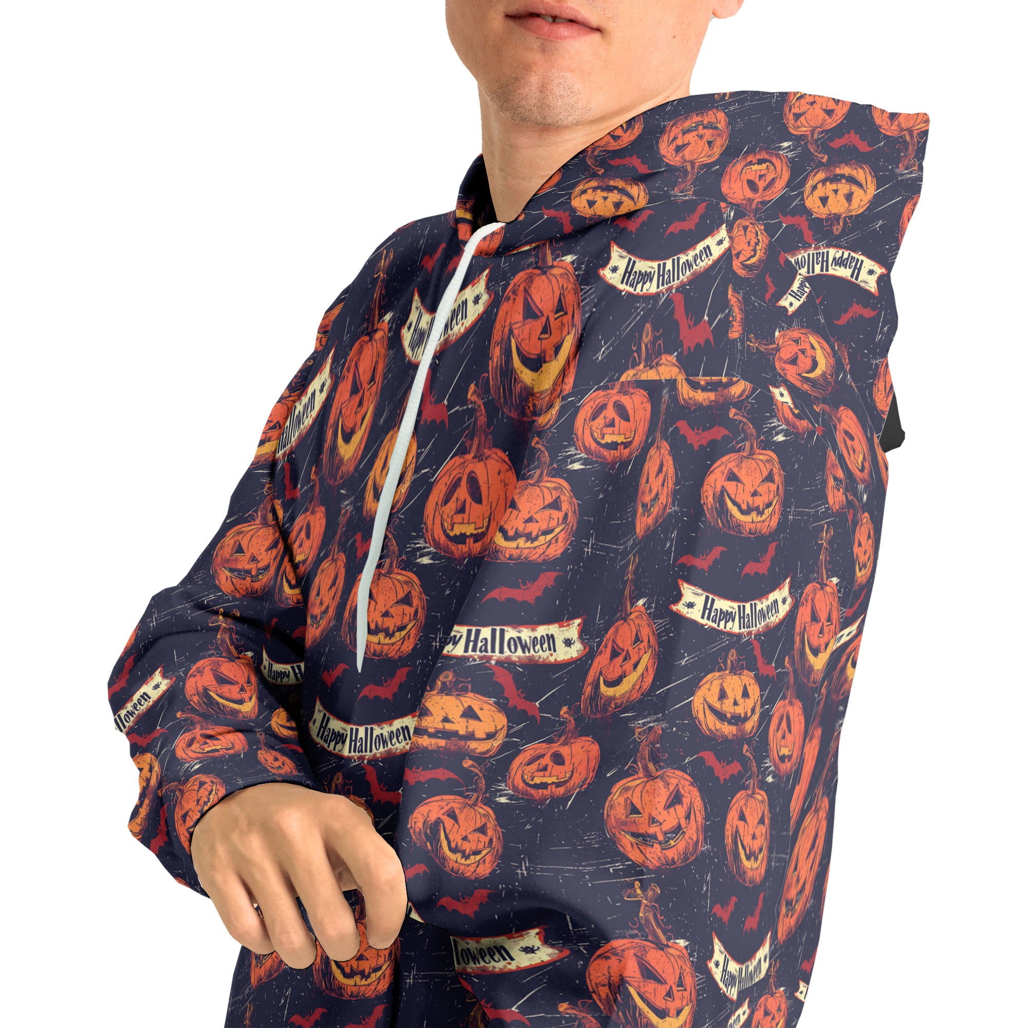 Fun Pumpkins Halloween,Trick Pumpkin Pattern For Men, For Woman Hoodie - HYPERFAVOR