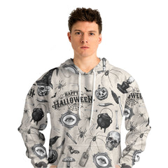 Funny Halloween Vintage Pattern Hoodie - HYPERFAVOR