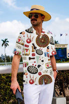 Games Together Hawaiian Shirt, Multiple Games Pattern Shirt