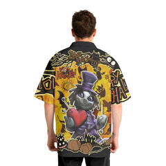 Spooky Halloween Illustration Doll Hawaiian Shirt - HYPERFAVOR