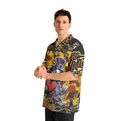 Spooky Halloween Illustration Doll Hawaiian Shirt - HYPERFAVOR