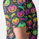 Neon Ghost Pumpkin Halloween Polo Shirt - HYPERFAVOR