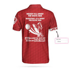 Black Pimps Sunday Red American Flag Golf Custom Polo Shirt, Personalized Shirt For Golfers