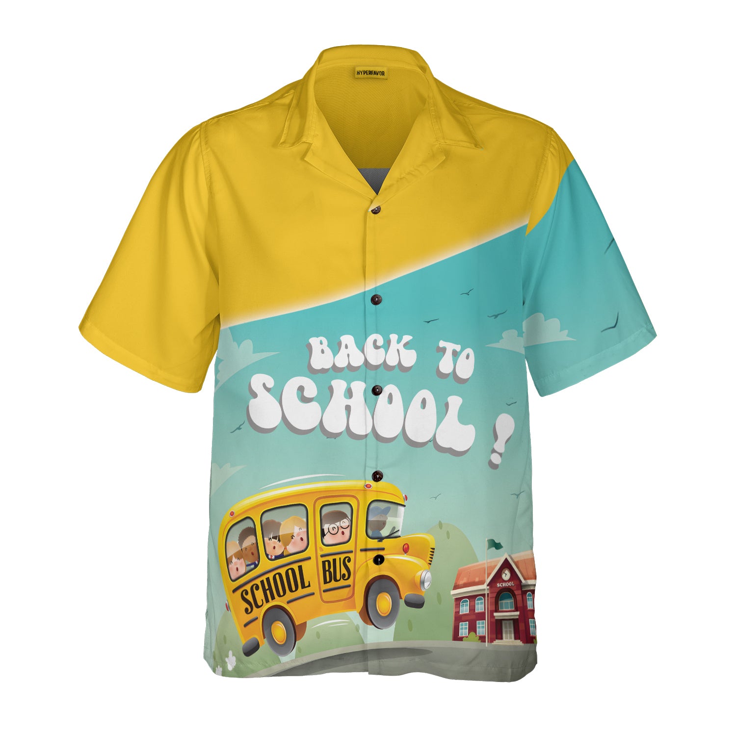 HYPERFAVOR Bus Driver Back To School Hawaiian Shirt