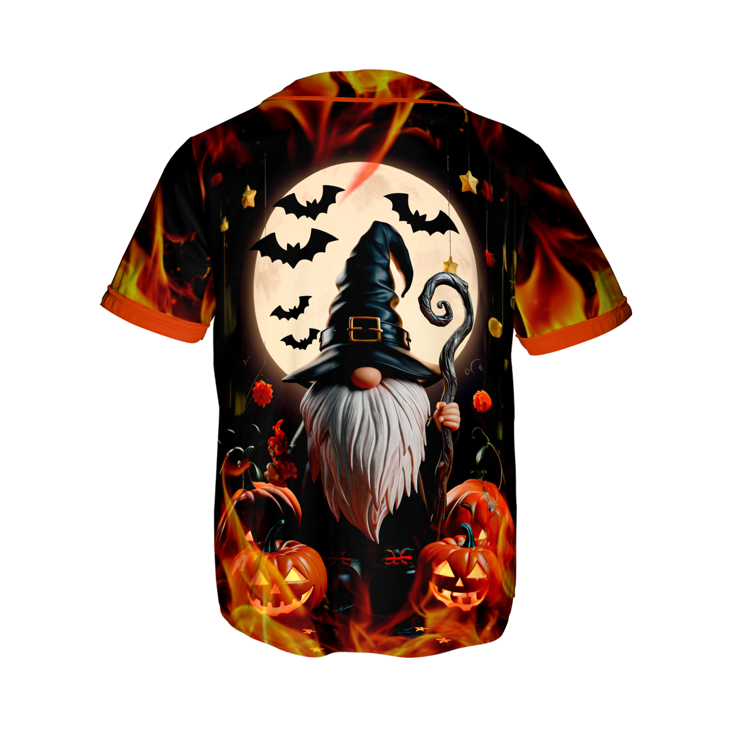 Halloween Gnome Custom Baseball Jersey - HYPERFAVOR