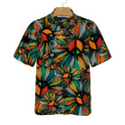 Hippie Soul Hawaiian Shirt, Floral Hippie Peace Signs Shirt